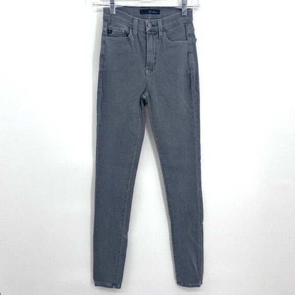 KanCan Gray High Rise Skinny Denim Casual Jeans Size 26 - Picture 2 of 9